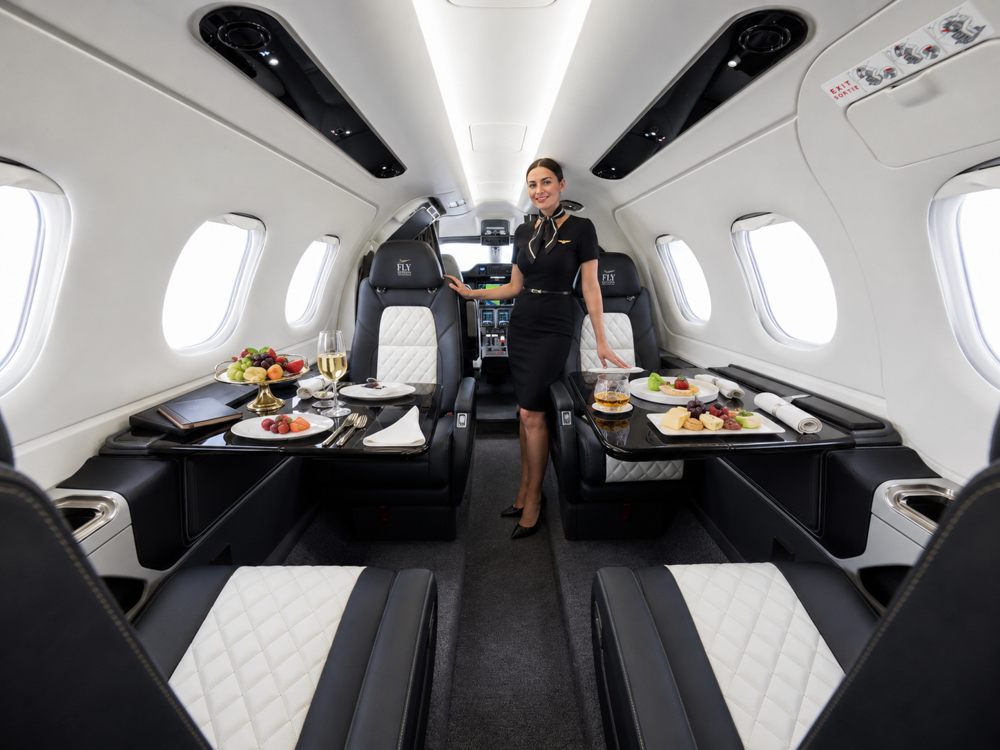 Private Jet Hire | Private Jets: Charter, Rental & Flights | FlyEliteJets 29 Phenom 100 cabin